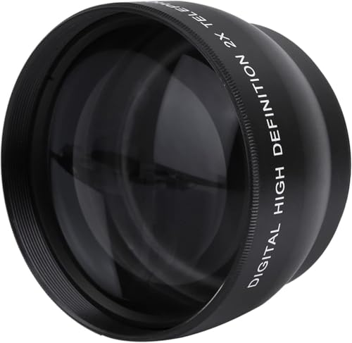 52mm 2X �J���������Y�A�{�� HD �e���R���o�[�^�[�]�� Vivitar 2.2x ��჌�t�����Y�}�E���g�J�����v���t�F�b�V���i���p