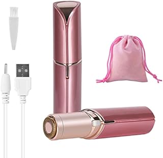 Face Hair Remover for Women, Facial Hair Remover Face Hair Removal Face Women Painless Ladies Face Shaver Mini Rechargeable Face Hair Trimmer for Peach Fuzz/Facial Hair/Chin/Lips/Bikini
