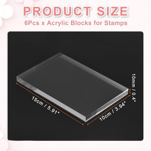 Bloc acrylique pour scrapbooking et flat lay photo de mariage créatif
