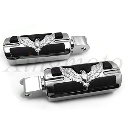 for Fury VT1300 Shadow Aero Phantom Spirit cruiser Eagle Falcon Footpeg Chrome