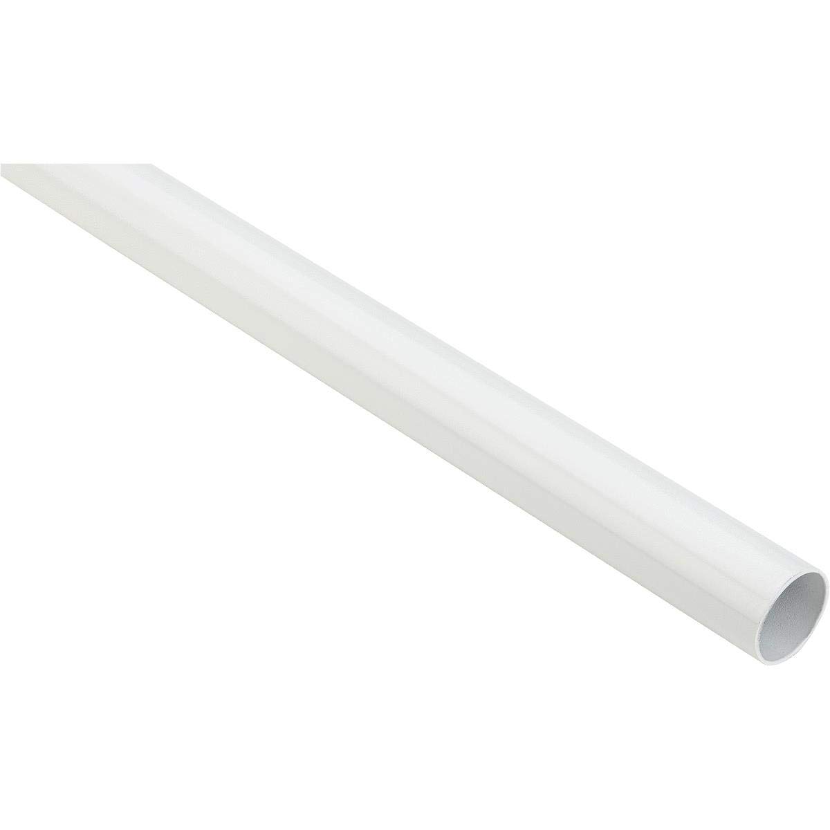 National Hardware S820-126 Closet Rod in White, 6', 1-1/4 diameter