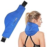 LotFancy Neck Ice Pack Wrap, Hot Cold Therapy for Shoulders, Cervical, Medical Cooling Gel Pack, Relieve Pain Arthritis Tendonitis Sports Injuries Migraines Headache
