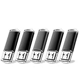 Flash Drive, wellsenn USB Flash Drive 1，2，4，8 GB X 10 Bulk Memory Stick Jump Drive External Drives USB Stick USB Storage Portable Thumb Drive Pen Drive Pack 10 Mixed Coler (32G-Black5)