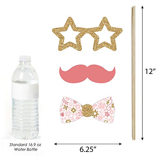 Big Dot of Happiness Mis Quince Anos - Quinceanera Sweet 15 Birthday Party Photo Booth Props Kit - 20 Count - Thumbnail 5
