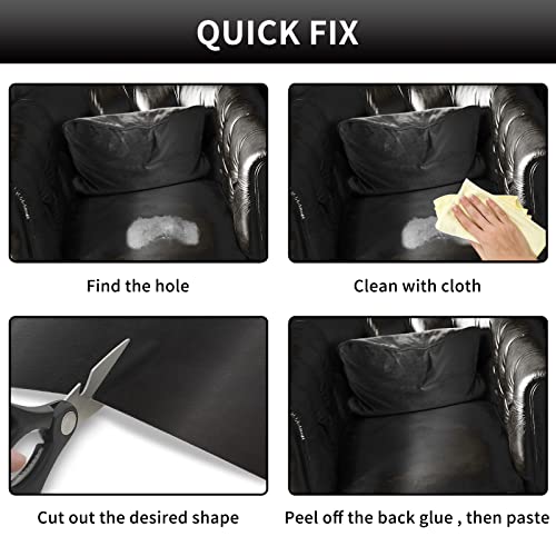 Leather Repair Patch 8×11 inch Strong Adhesive Repair Tape, Anti Scratch Patch for Couch, Sofas, Car Seat, DIY Furniture Upholstery, Handbags, Jackets First Aid Stick On Patch(Pink Gray)