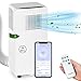 Klarstein Condizionatore Portatile 4in1, Climatizzatore, Aria Condizionata Portatile, Condizionatore Aria Calda e Fredda, 9000 BTU/2,6kW, Classe A, Con Smart App e Telecomando, Night Mode, Bianco