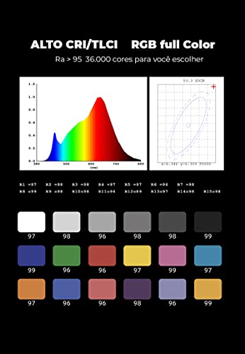 Mini Varinha de luz portátil de LED para fotografia, temperatura de cor ajustável 3000K-6000K, luz d