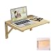 Produktbild PENGFEI Wandtisch Klappbar Wandklapptisch Schreibtische Faltbar Esstisch Zuhause Wohnzimmer Massivholz, Lackfarbe, 11 Größen (Farbe : Holz, größe : 50x30CM)
