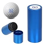 LACGO Golf Ball Stamp, Golf Ball Stamper, Reusable Self-Inking Golf Ball Stamp Marker to Identify Golf Balls, Golf Gifts Golf Accessories for Men and Women Golfers (Letter K)