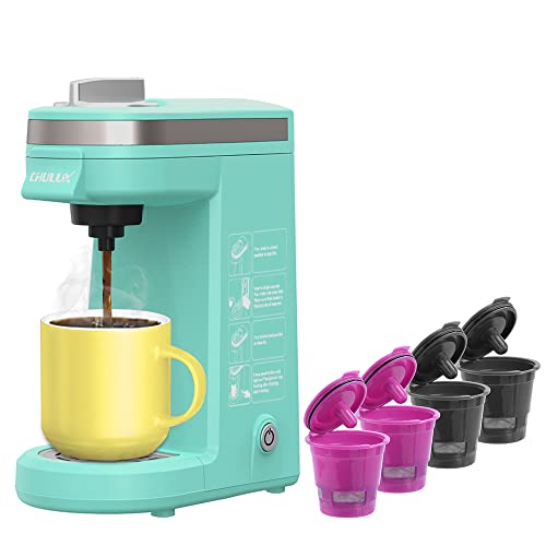 Chulux Coffee Maker Single-Serve Coffee Machine For Reusable Filter And Coffee Capsule #TOP5