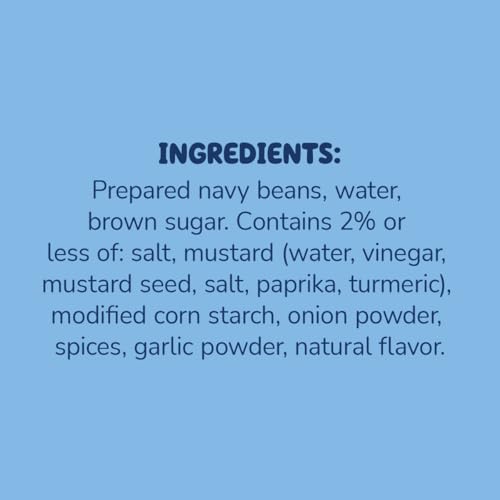Image of BUSH'S BEST 15.8 oz Canned Bluey Original Baked Beans, Source of Plant Based Protein and Fiber, Low Fat, Gluten Free, (Bluey), (Pack of 12)