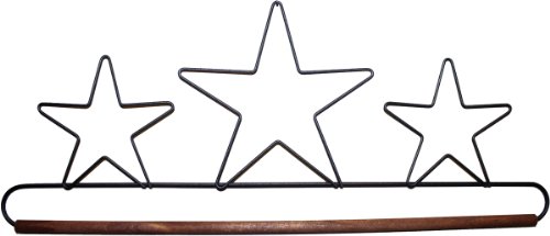Ackfeld 16-Inch Dowel Fabric Holder, Three Stars
