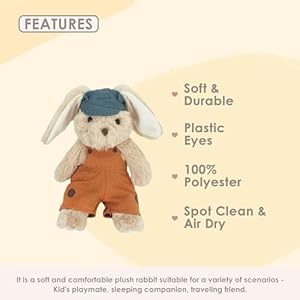 MON AMI Benjamin Bunny Stuffed Animal Plush Toy 8" Dressed Bunny with Floppy Ears, Soft & Cuddly Rabbit Stuffed Animal for Kids of All Ages MON AMI Benjamin Bunny Stuffed Animal Plush Toy 8 Dressed Bunny with Floppy Ears Soft Cuddly Rabbit Stuffed Animal for Kids of All Ages