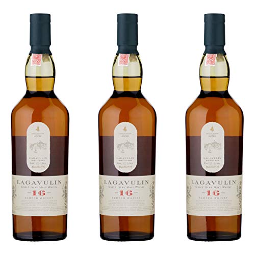 Lagavulin 581364 - Lote de 3 Botes de Whisky (43%, 200 ml)