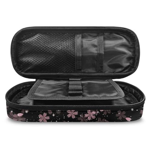 Image of Cute Axolotl Pencil Case Pen Bag Cherry Blossom Pencil Pouch Holder Stationery Organzier for Adults Kids Teen Girls Boys School Office Home Desk Cosmetic Bags