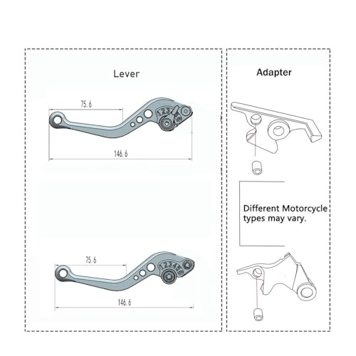 Leviers frein d'embrayage Honda CBR650F 2014 2015 2016 CNC - 8