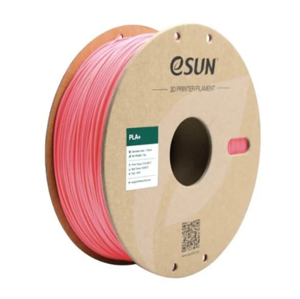 Image of eSUN PLA+ 3D Printing Filament 1.75mm High Speed Filament Speedy PLA Plus for Fast Printing, Dimensional Accuracy + /- 0.03mm, 1KG (2.2 LBS) Pink