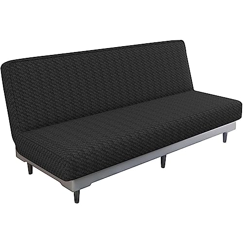 Funda de futón elástica Leomix protector de sofá cama sin brazos Jacquard antideslizante C 2