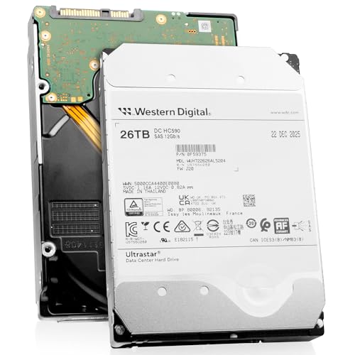 Image of Western Digital Ultrastar DC H590 WUH722626AL5204 0F59375 26TB 7200 RPM SAS 12Gb /s 512e SE Enterprise Hard Drive