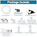 Refrigerator Water Line Kit Connection and 1/4 Compression Ice Maker Installation Kit,1/4