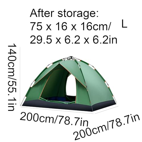 Carpa de camping automática portátil fácil de instalar miniatura 2