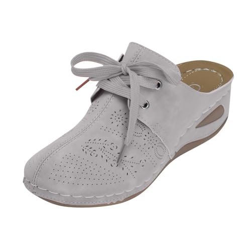 Sandalias ortopédicas para mujer estilo zuecos sin cordones veraniegos