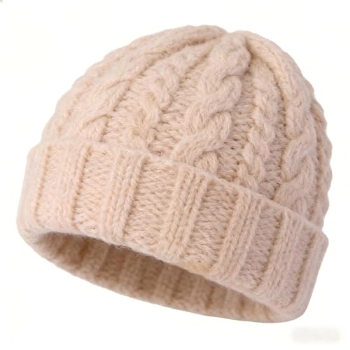1Roll for Crocheting and Knitting-25g 60.15 Yards 4 Ply Craft Yarn for Scarves, Hats, Socks and DIY Handcrafts Projects (Khaki White)