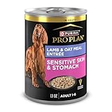 Purina Pro Plan Sensitive Skin and Stomach Lamb and Oat Meal Entree in Gravy Dog Food - 13 oz. Can