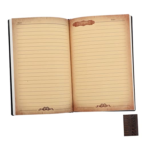 Operitacx 5Pcs Livro De Bolso De Viagem Vintage De Papel De Caderno Em Relevo