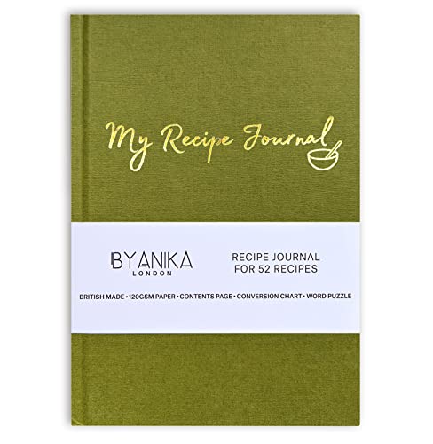 Journal de cuisine vierge livre de recettes pour vos propres recettes rigide