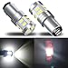 Price comparison product image 1157 Bay15D P21/5w LED Bulb, DC12V-24V 6W With Projector Super Bright 6000K, For Car Brake Lights, Parking Tail, Stop Light, Reverse Lights. (Pack Of 2)