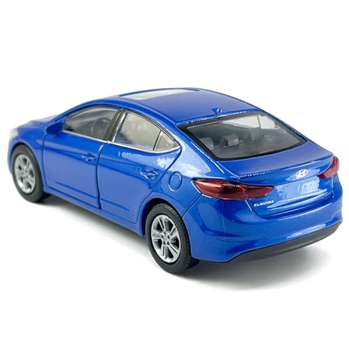 Modelo de Auto Hyundai Elantra a Escala 1:36 Azul miniatura 5