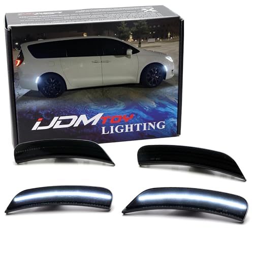 Kit de luces LED laterales blanco con lente ahumado para Chrysler Pacifica 2017+