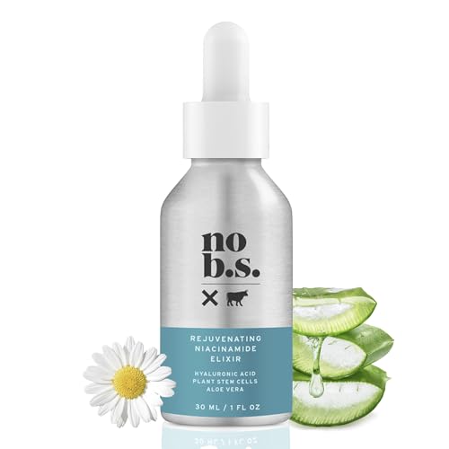 No Bad Stuff - Niacinamide Serum - Rejuvenates, Smooths, + Restores Skin with Vitamin B3, Hyaluronic Acid, and Aloe Vera (1 oz)
