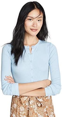 Fleur du Mal Women's Henley Long Sleeve Bodysuit