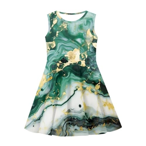 Girls Summer Dresses Size 3-16 Sleeveless Sundress for Kids Party Dress4