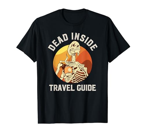 Divertente design Dead Inside Skeleton Coffe per amici, mamma, papà, nonno, nonna, fratello, marito, moglie, zio o chiunque ami davvero bere caffè e odia il loro lavoro, design divertente con teschio scheletro per colleghi e capo.