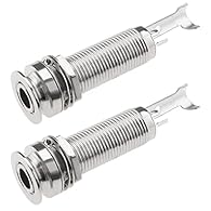 Suitable for guitar bass or also handy for other instruments requiring a side mount output jack. Equipped with 1/4"(6.35mm) stereo phone jack, the endpin can work with most standard amp cords. The cylinder socket is designed with 3 mounting screws 3 ...