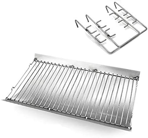 Htanch SZ3509 (1-Pack) 20.4 inches Stainless Steel Fire Grate Hanger and Ash Drip Pan for Chargriller 5050, Chargriller 5072, Chargriller 5650