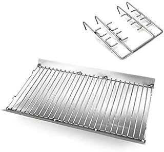 Htanch SZ3509 (1-Pack) Aluminized Ash Pan with Steel Wire Grate for Chargriller 5050, Chargriller 5072, Chargriller 5650