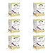 Tadin Organic Chamomile Lavender Tea, Caffeine Free Herbal Tea to Promote Serenity, 20 Tea Bags Per Box, Pack of 6