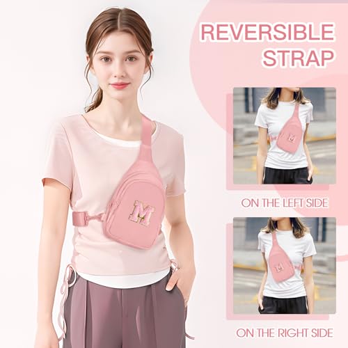 Small Initial Sling Bag for Girls & Women - Cute Crossbody Fanny Pack Gift - Image 4