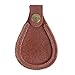 TOURBON Hunting Shooting Brown Leather Toe Protector Pad Gun Barrel Rest (Brown Without Metal Stud)