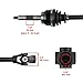 Caltric Front Right and Left Complete Cv Joint Axles Compatible with Polaris Sportsman 500 4X4 Ho 2004 A04Ch50Aa/Ac/Ae/Ag