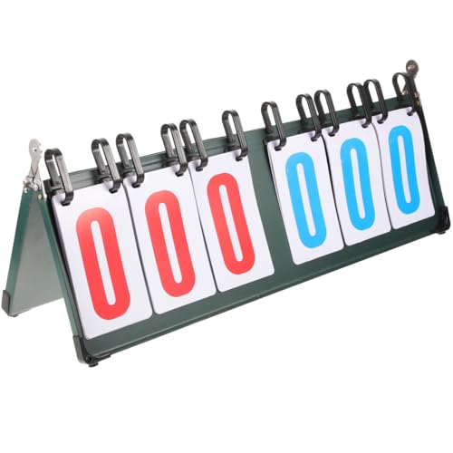 Marcador de puntuación plegable de aleación de aluminio para baloncesto, tenis y voleibol, diseño duradero con números para anotar fácilmente en juegos deportivos miniatura 7
