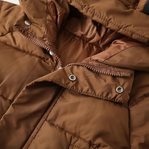 EnJoCho Boys Winter Solid Color Hooded Thickened Warm Cotton Jacket Cotton Jacket 12 Month Girls Jacket4