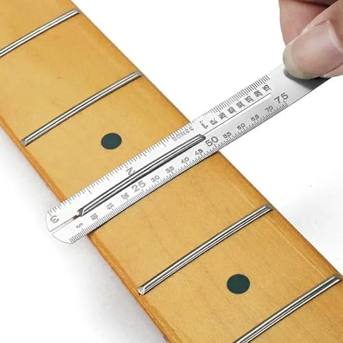 Outil de mesure de niveau et roulement de guitare portatif pour manche électrique - 7