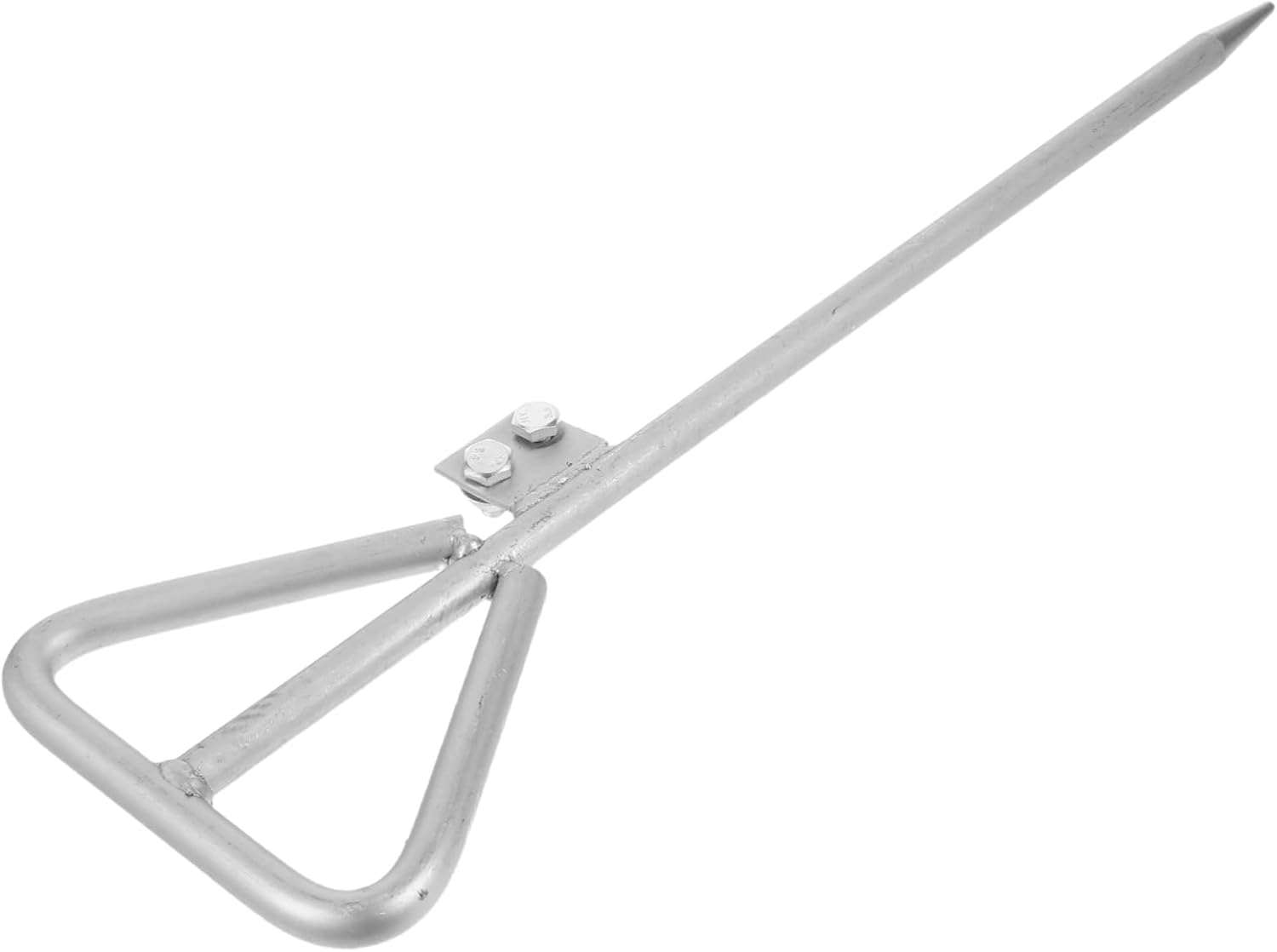 Gadpiparty Portable Galvanized Grounding Rod for Electric Fences and Satellite Dishes Earth Rod for Outdoor Projects and Home Electrical Systems Easy Installation Grounding Tool