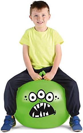 Toyrific | Jump N Bounce Space Hopper Retro Exercise Ball, Toothy, 20-24inch, Multiple Designs
