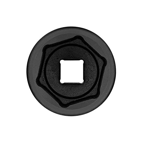 Image of JETECH 3 /4 inch Drive 50mm Deep Impact Socket, 6-Point Metric Impact Socket, Heat-Treated Chrome Molybdenum (Cr-Mo) Alloy Steel, Extended Reach for Heavy-Duty Truck & Industrial Applications